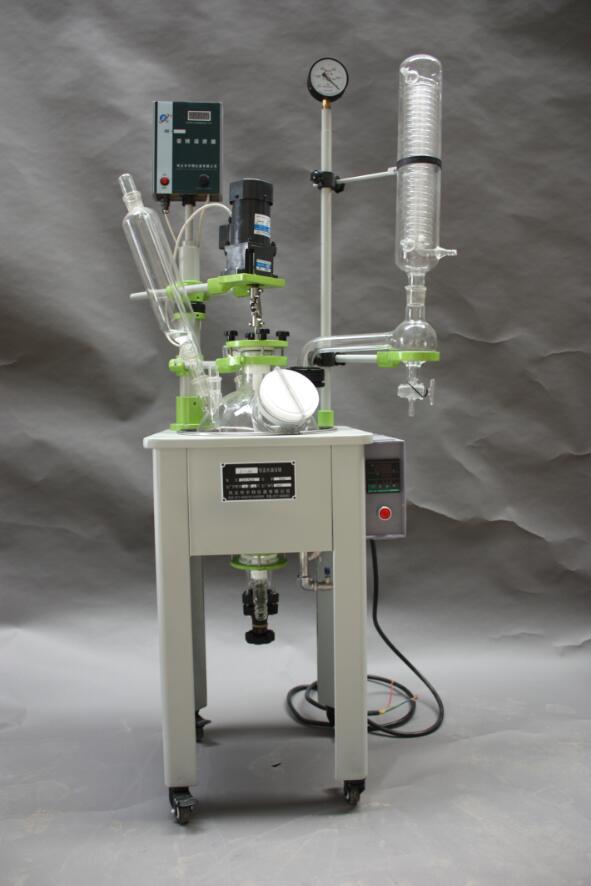 10L single layer glass reactor