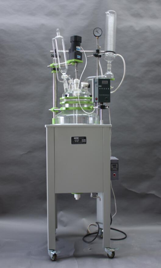 large scale single layer glass reactor
