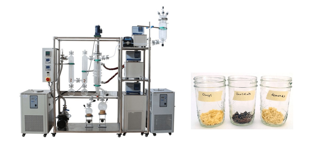 fat extraction by using molecular distillation