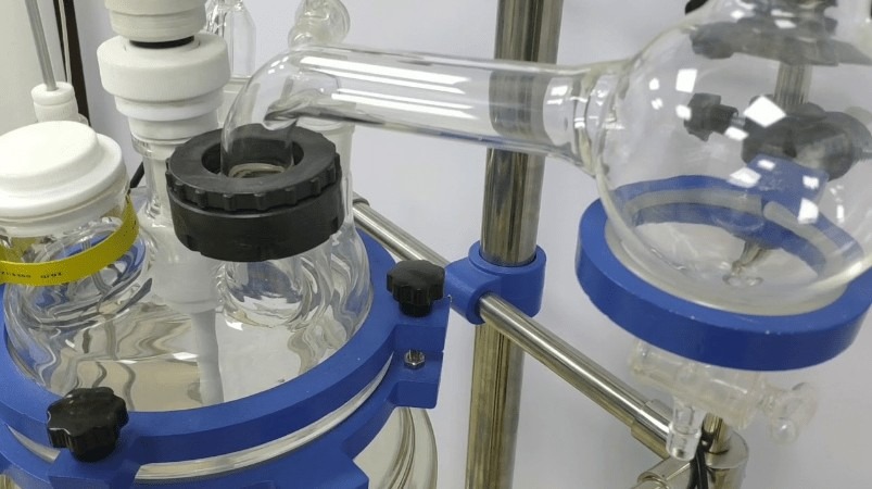jacketed agitated glass reactor