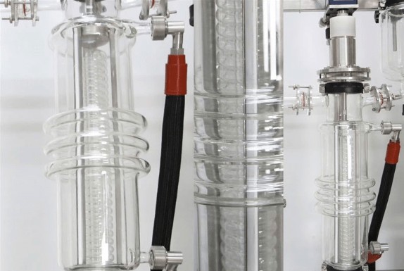 molecular distillationr with internal condenser